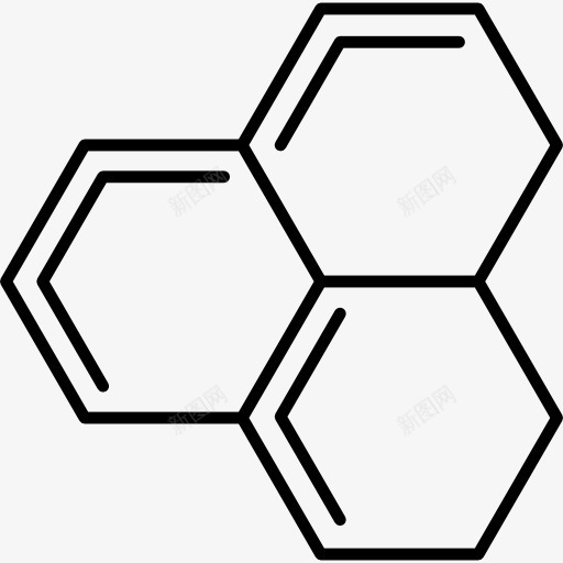 蜂窝图标png_新图网 https://ixintu.com 六角形 六边形 甜美 自然 蜂蜜 蜜蜂