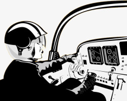 飞行员眼镜卡通飞行员amp眼镜图标高清图片