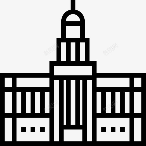 国会图标png_新图网 https://ixintu.com 华盛顿 国会 地标性建筑 建筑 纪念碑 美国