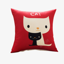 抱枕装饰可爱的猫咪抱枕高清图片