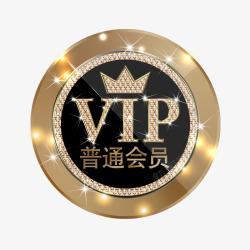 字母会员普通会员VIP图标高清图片