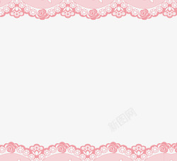 粉色桌布粉色蕾丝花边高清图片