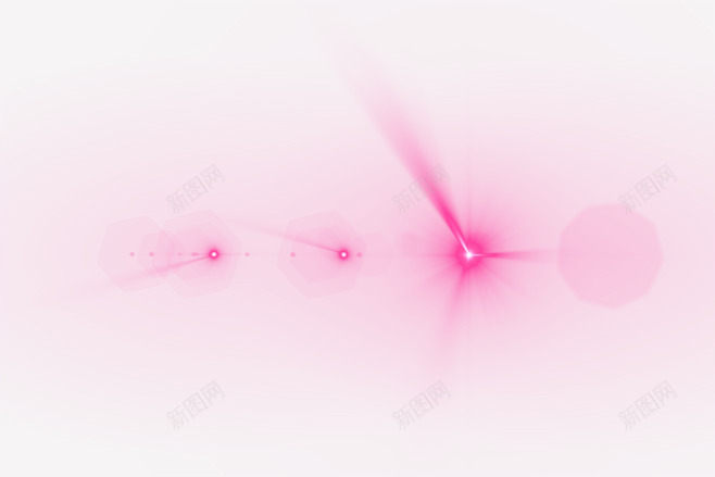 粉色放射光效png免抠素材_新图网 https://ixintu.com 图片 放射 粉色