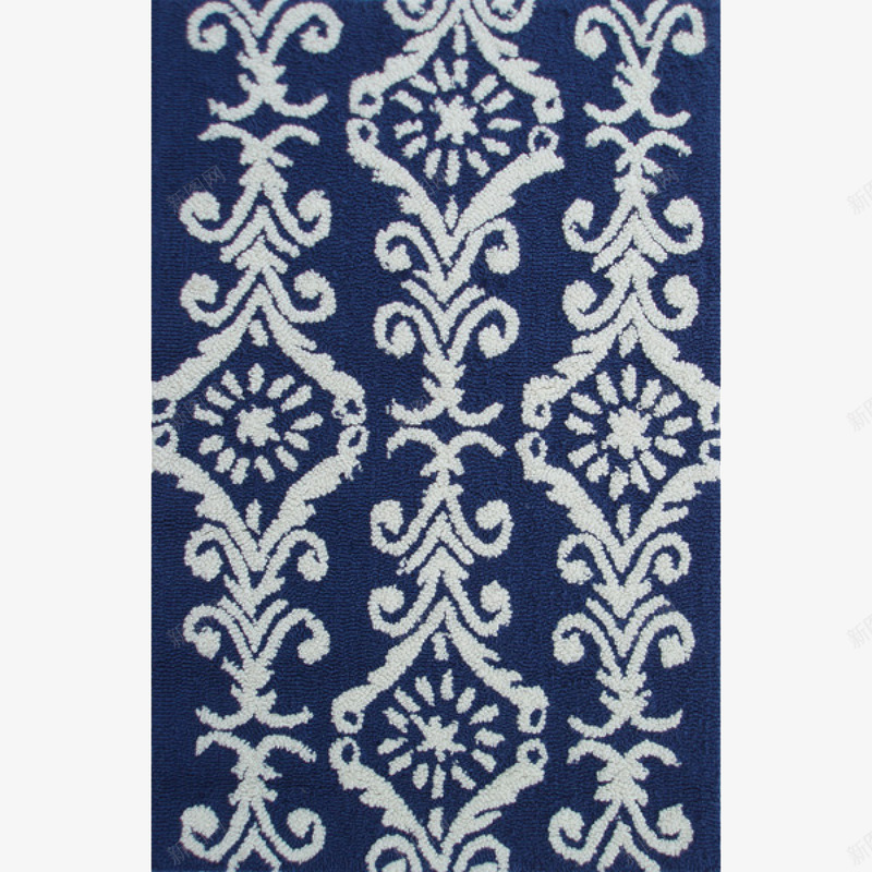 暗蓝色的实用地毯png免抠素材_新图网 https://ixintu.com 产品实物 变换 地毯 实用 居家 花纹 蓝色底 高档