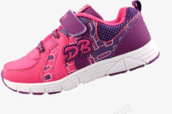 粉紫色春季女鞋运动鞋素材