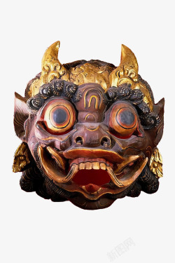 怪物面具面具古典元素头像神兽高清图片