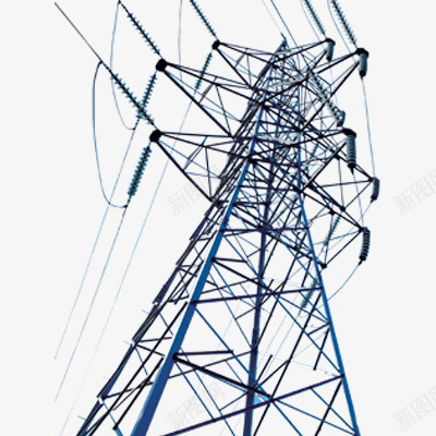 电线塔png免抠素材_新图网 https://ixintu.com 免扣png素材 发电 电力 电力铁塔 电线塔