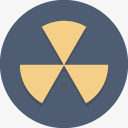 放射性物质放射性物质标志图标高清图片