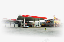 中国石化加油站中石化城区加油站高清图片