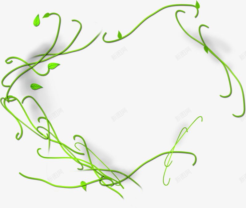 创意绿色树枝流畅线条合成效果png免抠素材_新图网 https://ixintu.com 创意 合成 效果 树枝 流畅 线条 绿色