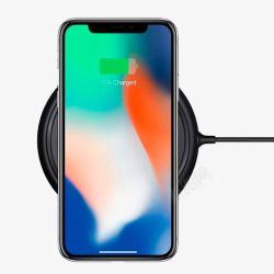 苹果充电宝彩色iphonexs新品无线充电元素高清图片