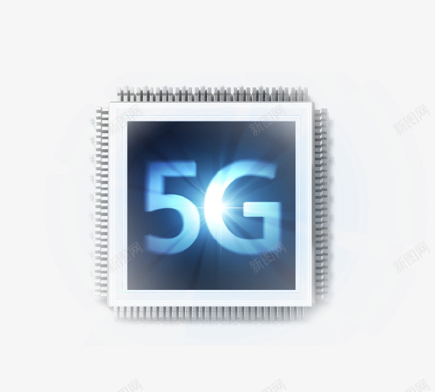 炫酷科技5G芯片psd免抠素材_新图网 https://ixintu.com 5G 创意设计 数据 未来 核心 炫酷 科技 网络 芯片