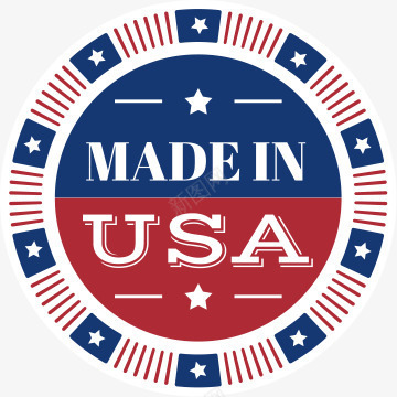 USA制造圆标png免抠素材_新图网 https://ixintu.com MADEINUSA USA制造 圆标 美国制造