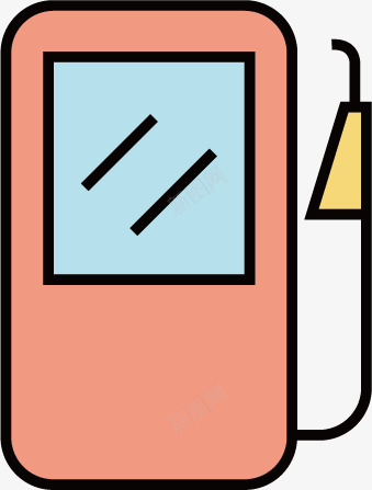 加油站简笔画矢量图ai免抠素材_新图网 https://ixintu.com 儿童 加油枪 加油站 简笔画 矢量图