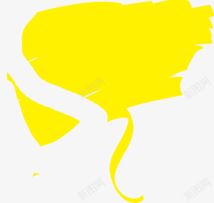 黄色水彩涂鸦海报png免抠素材_新图网 https://ixintu.com 水彩 海报 涂鸦 黄色