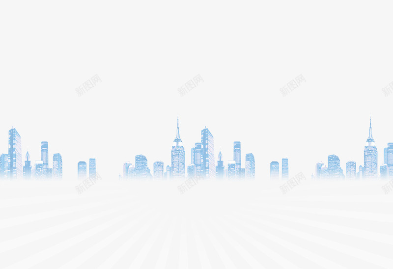 建筑线形图png免抠素材_新图网 https://ixintu.com 剪影 城市 建筑 线形 都市