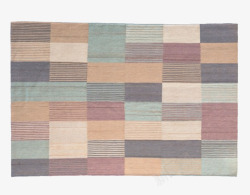 风格简约的方块地毯素材
