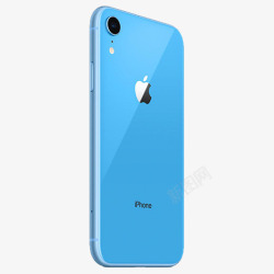 蓝色iPhoneXR苹果手机新品发布素材