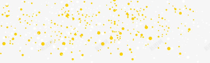 黄色漂浮斑点png免抠素材_新图网 https://ixintu.com 冬天 冬季 冬日 漂浮斑点 落雪 雪花 黄色斑点