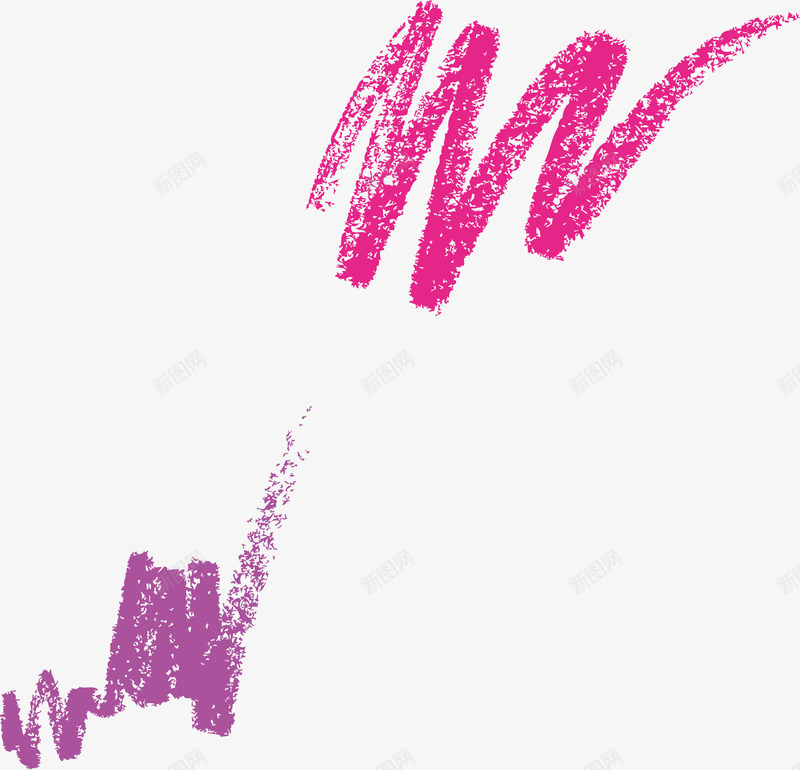 紫红色彩色铅笔笔刷图案矢量图ai免抠素材_新图网 https://ixintu.com 彩色铅笔 彩铅笔刷 手绘 矢量图 笔 笔刷 紫红色 绘画铅笔PS笔刷 色彩