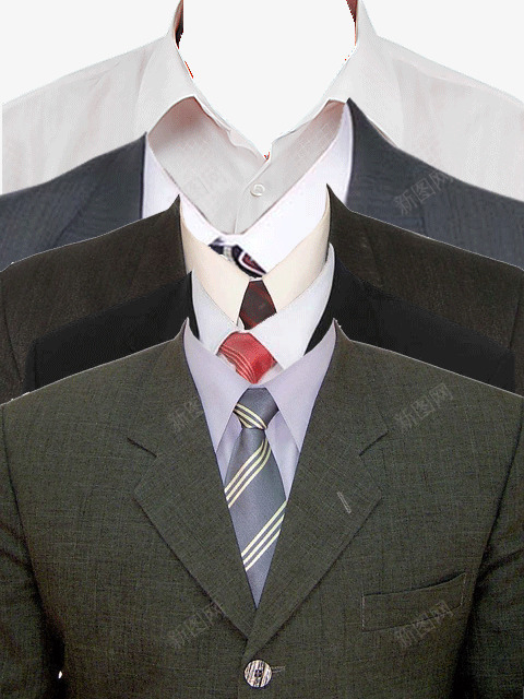 男士西服领带装饰png免抠素材_新图网 https://ixintu.com 商务 男士 着装 装饰元素 西服 领带