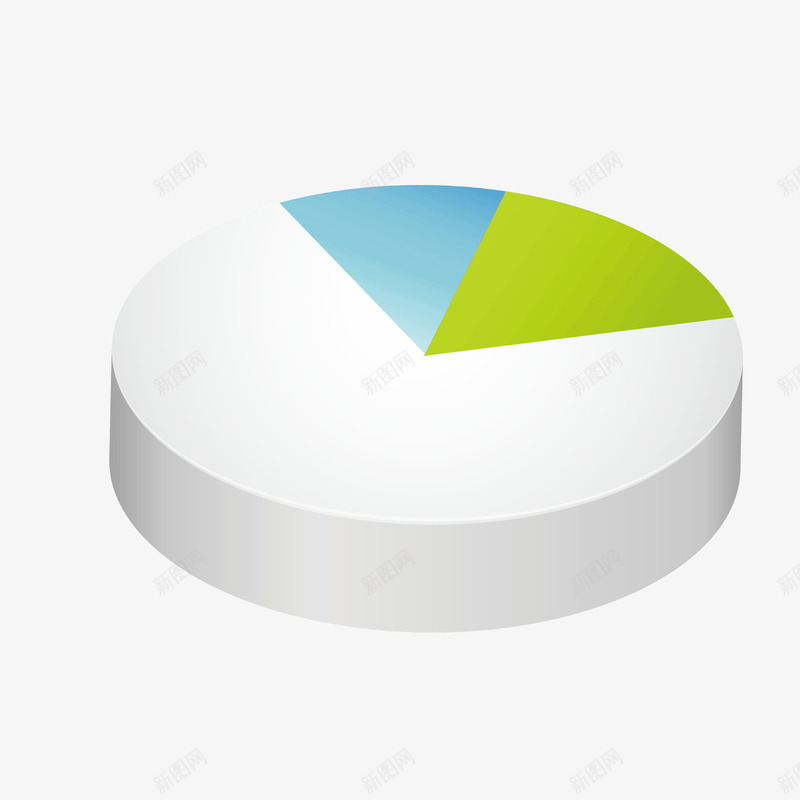 白色饼状图图标png_新图网 https://ixintu.com 数据 白色 素材 饼状图