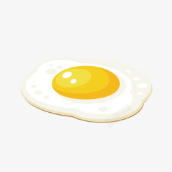荷包蛋卡通手绘荷包蛋食物高清图片