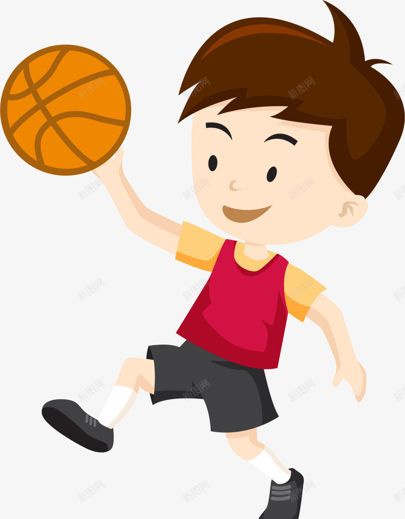 体育运动篮球运动png免抠素材_新图网 https://ixintu.com 体育运动 喜悦 开心 打篮球 橙色篮球 篮球运动