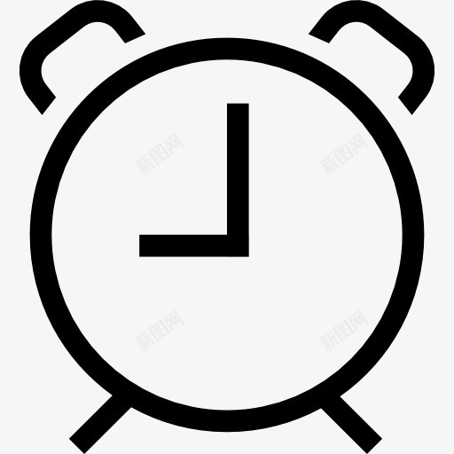 圆形闹钟图标png_新图网 https://ixintu.com 圆形时钟 小时 工具 工具和用具 报警 整点时钟 时钟 时间 时间盘 缪图标 钟表