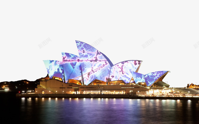 澳大利亚悉尼歌剧院png免抠素材_新图网 https://ixintu.com 各地名著 旅游风景照片 著名建筑