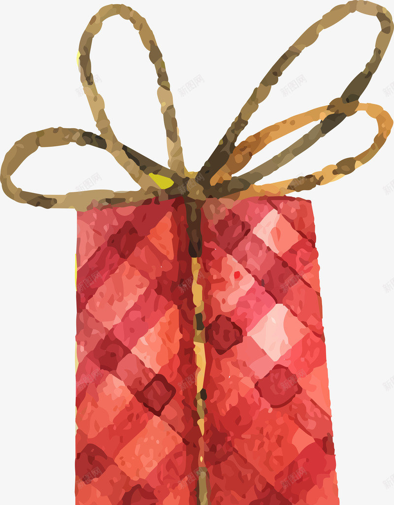 卡通可爱粉色格纹礼物盒png免抠素材_新图网 https://ixintu.com 卡通 圣诞节日 手绘 格纹 水彩 矢量图案 礼物盒 粉色