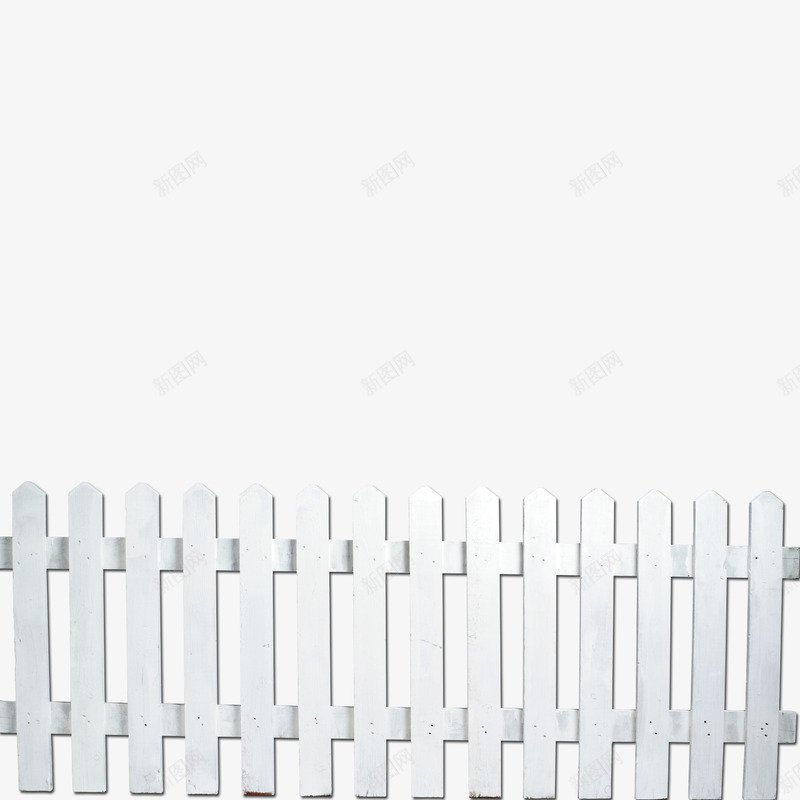 白色篱笆png免抠素材_新图网 https://ixintu.com 围挡 围栏 白色 篱笆