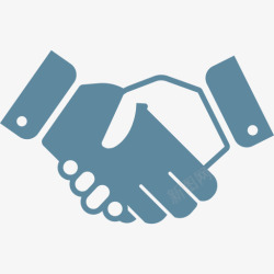 伙伴关系协议业务合同交易问候握手伙伴关图标高清图片