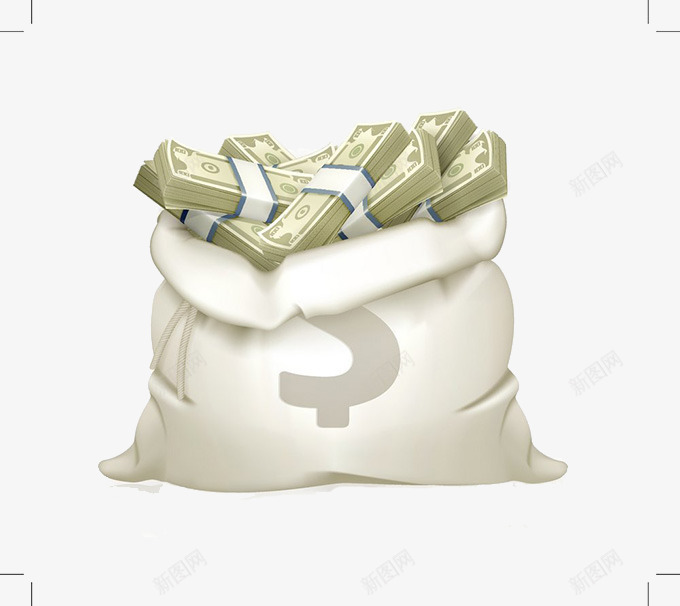 钱png免抠素材_新图网 https://ixintu.com 卡通 经济 美国 装饰