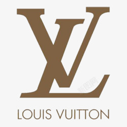 LV标志黑色奢侈品牌标志图标高清图片