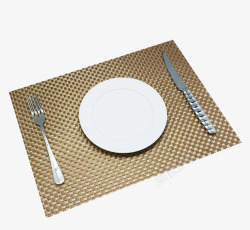 格纹餐盘垫装饰素材