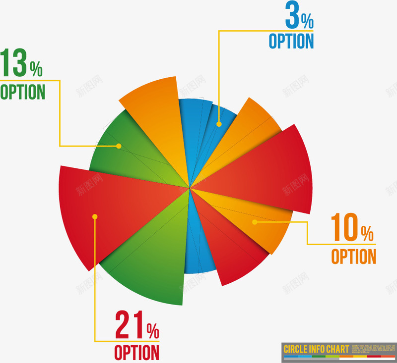 饼形图矢量图eps免抠素材_新图网 https://ixintu.com ppt 免费png图片 商务 数据分析 百分数 矢量图