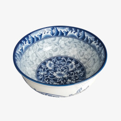 中国风餐具古风青花瓷碗高清图片