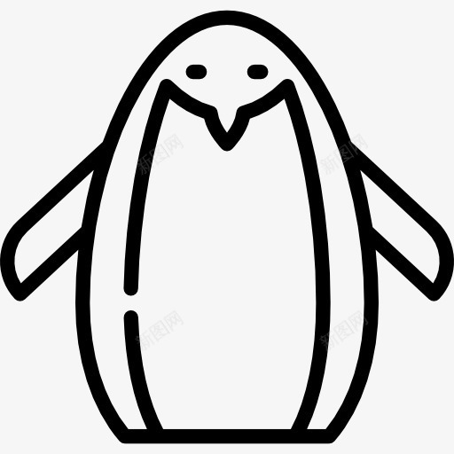 企鹅图标png_新图网 https://ixintu.com 冬天 动物 南极的寒冷 鸟类