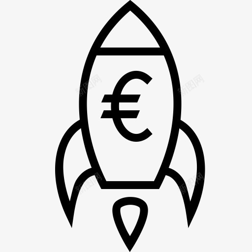 货币欧元金融资金发射火箭启动货图标png_新图网 https://ixintu.com Currency euro finance funding launching rocket startup 发射 启动 欧元 火箭 货币 资金 金融