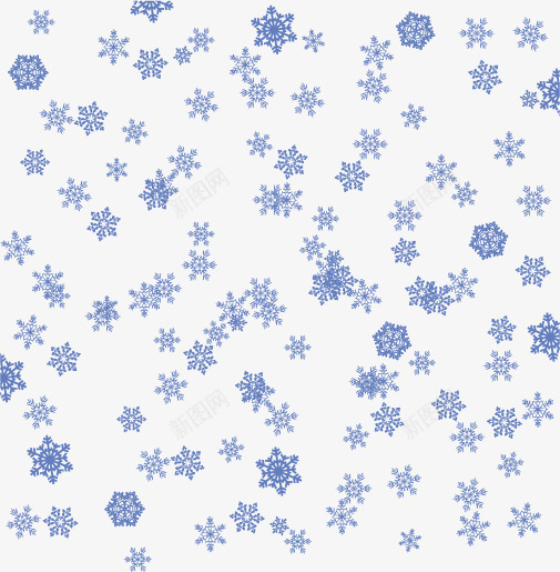 雪花背景png免抠素材_新图网 https://ixintu.com 冬天 圣诞节 雪 雪花背景
