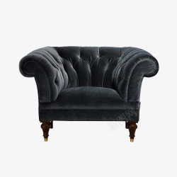 布艺拉扣床尾凳美式法式高端定制沙发椅高清图片