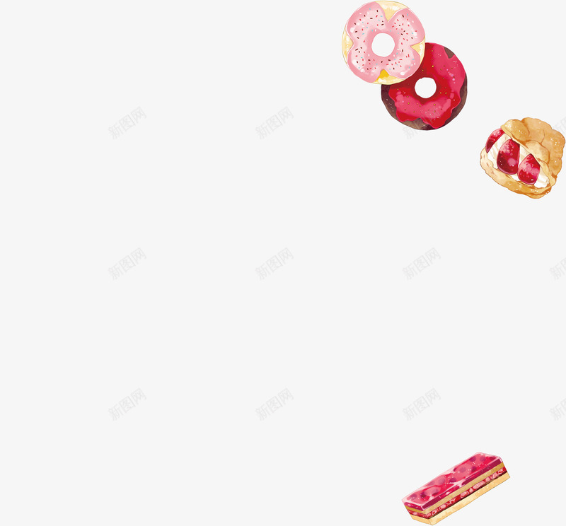 可爱蛋糕元素小png免抠素材_新图网 https://ixintu.com 可爱 手绘 蛋糕 软萌