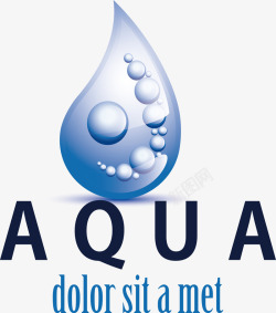 运动项目相关logo蓝色水滴节水相关LOGO矢矢量图图标高清图片