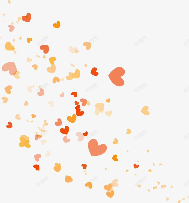 红心png免抠素材_新图网 https://ixintu.com 漂浮物 爱心 红心