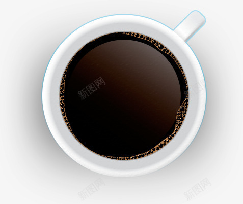 白瓷杯里的黑咖啡png免抠素材_新图网 https://ixintu.com 咖啡 瓷杯 素材