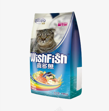喜多鱼猫粮png免抠素材_新图网 https://ixintu.com 产品实物 宠物粮食 猫粮