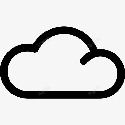 云的轮廓图标png_新图网 https://ixintu.com flaticon集 云 互联网 天气 形状 概述 符号