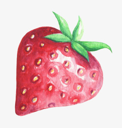 清新杂志封底卡通手绘水果装饰海报草莓高清图片