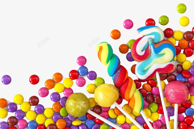 糖果png免抠素材_新图网 https://ixintu.com 儿童零食 彩色棒棒糖 棒棒糖 水果糖 甜品 甜点 甜食 硬糖 糖果